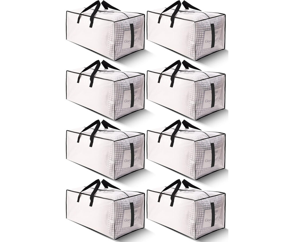 8 Pack Large Strong Moving Bags