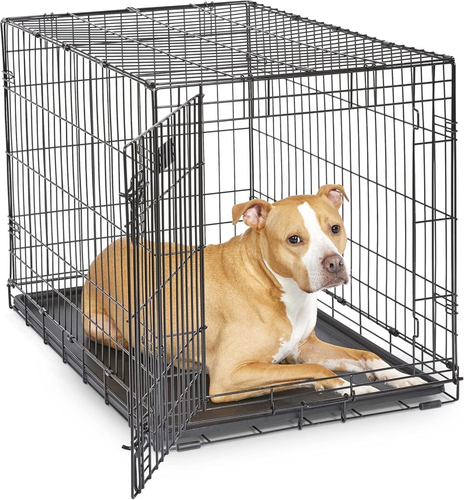 Single Door Folding Dog Crate